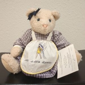 Vintage Morton Salt Company Collectible Jointed Teddy Bear